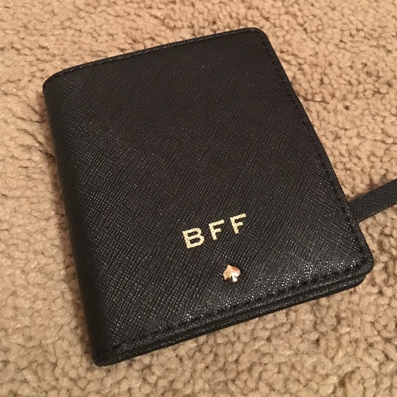 Kate Spade black saffiano wallet