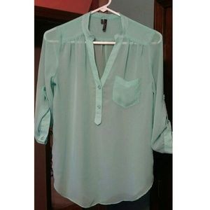 Maurice's sheer top.