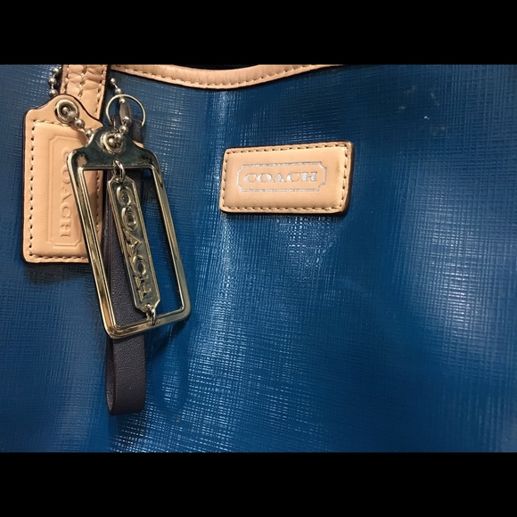 Coach blue Tote/Purse