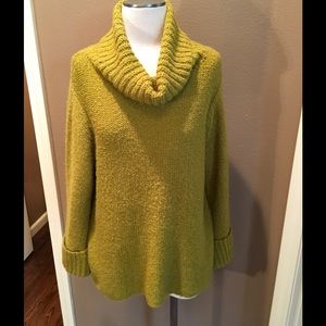 Classiques Entier xl chartreuse cowl sweater nice!
