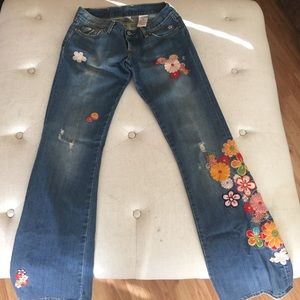 Lil Maggie hippie flare denim 🌻