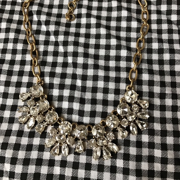 Crystal floret j. Crew factory necklace