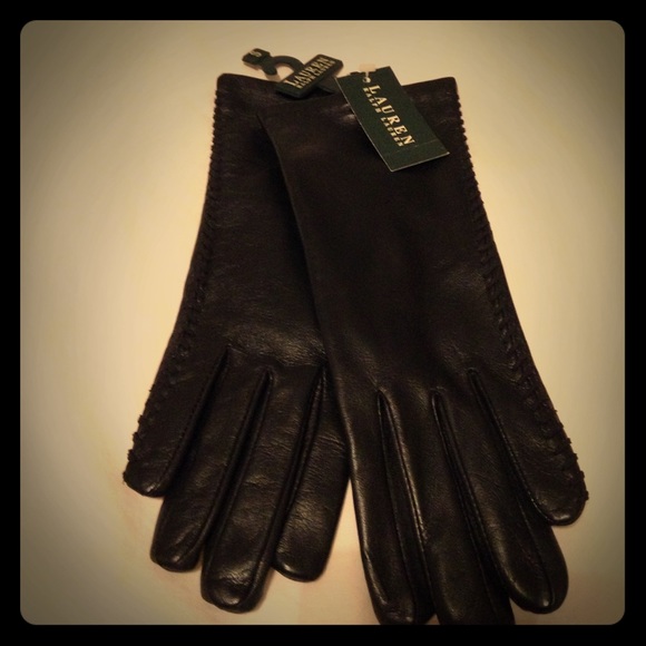 Ralph Lauren leather gloves
