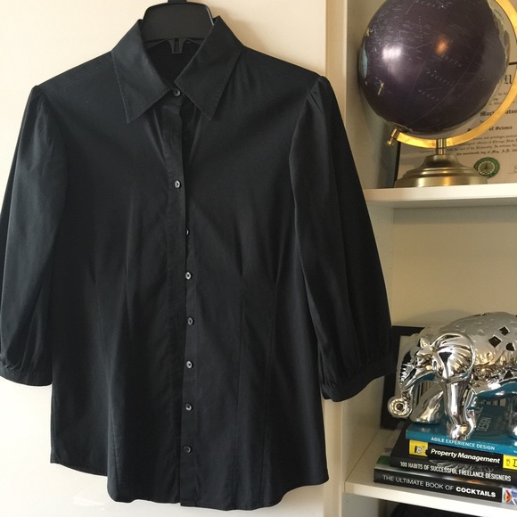 Black Shirt with bell sleeves