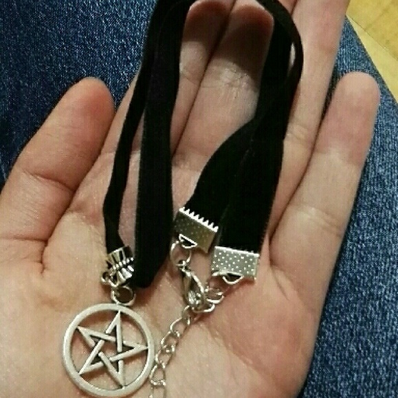 Chokers Hot Punk Style 90's Black Vintage Velvet - Picture 4 of 4