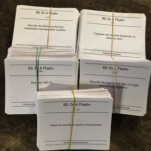 RD in a flash- Registered Dietitian exam