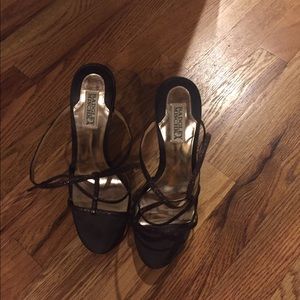 Size 8 bronze Sandals worn once