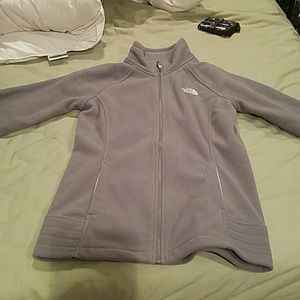 Grey North Face Fleece Jacket