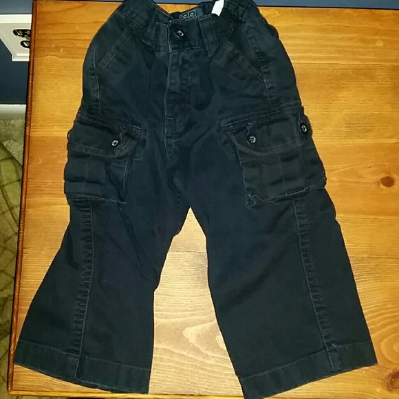 Navy blue Ralph Lauren toddler cargo pants
