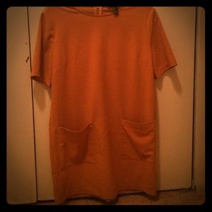 Mustard yellow dress