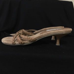 Steve Madden kitten heel rope sandals