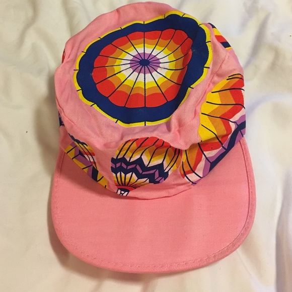 Vintage Pink Hot Air Balloon Hat