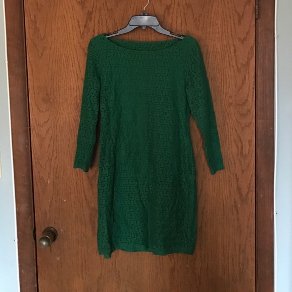 Green Banana Republic lace mini dress size 6