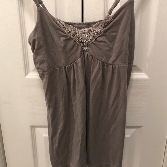 Dark gray baby doll camisole