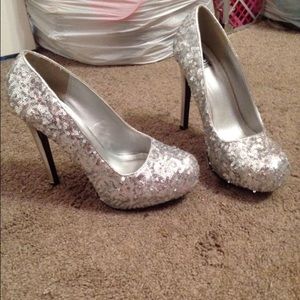 Sparkly heels