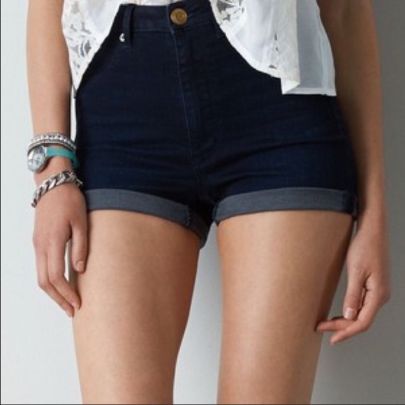American Eagle Sky Hi-Rise Shorts