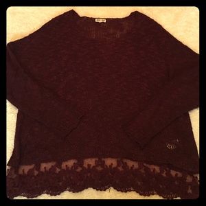 Maroon sweater