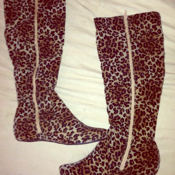 Brand New Leopard Boots