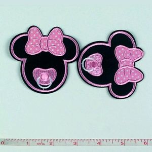 6 pcs mini Mouse Patches