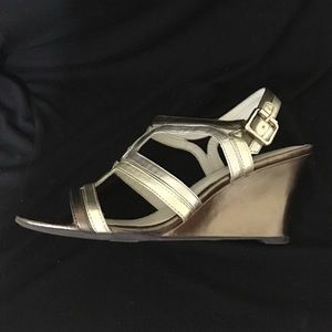 Etienne Aigner wedge sandals