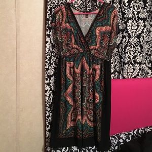 patterned AB studio dress