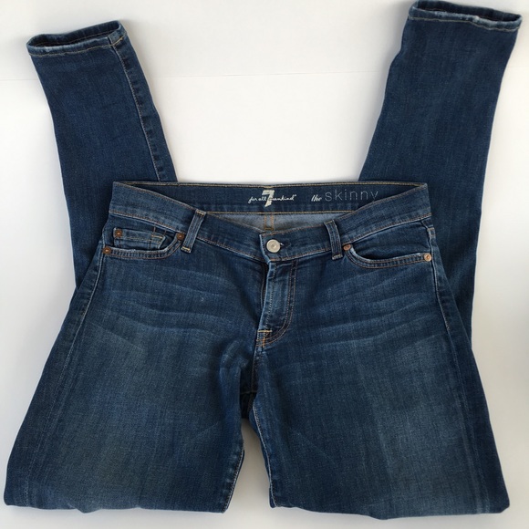 7 For All Mankind skinny jeans size 28