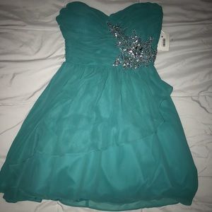 Turquoise B. Darlin Dress