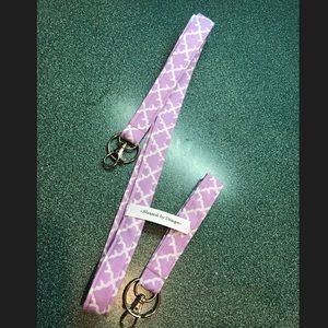 Hand made lanyard and wristlet bundle ❤️