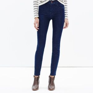 Madewell high-rise skinny jeans for sale!
