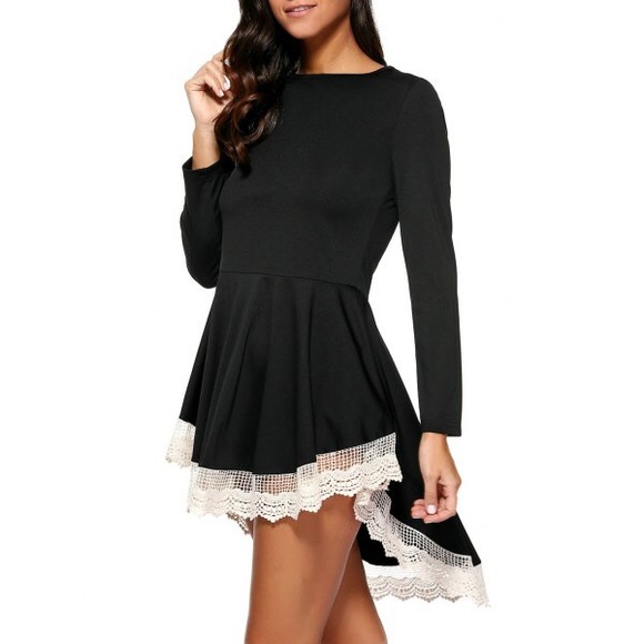 ▪️⬛️Layered Lace Dress with Adjustable Belt ⬛️▪️