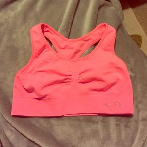 Neon Coral Sports Bra!
