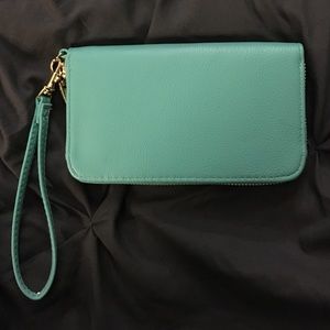 Turquoise Wristlet
