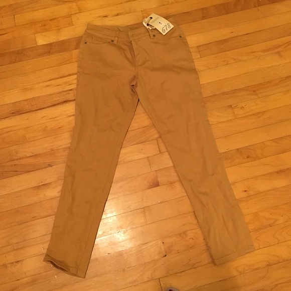 The Limited Gold Skinny Jeans