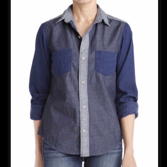 J Brand Tops - 🌙 J BRAND 🌙 Daria Rinse Denim Shirt