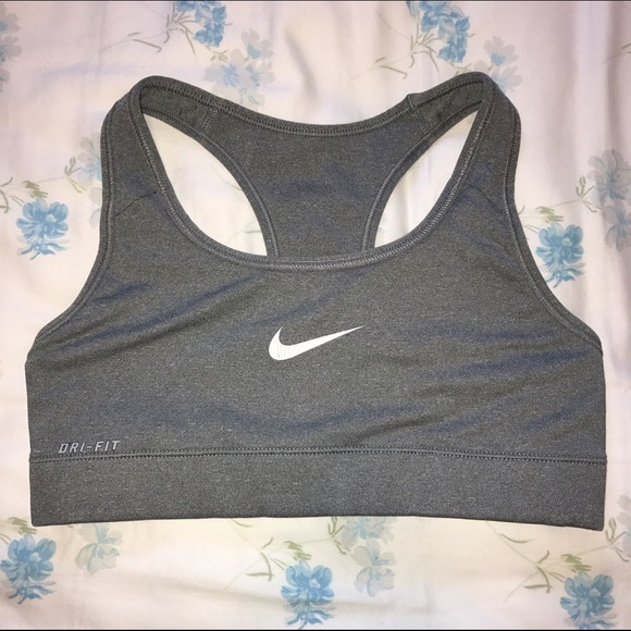 Grey Nike Sports Bra