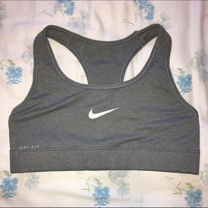 Grey Nike Sports Bra