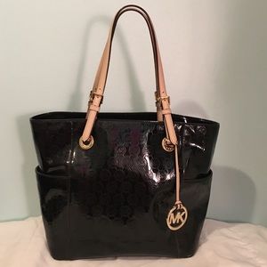 Signature Michael Kors Patent Leather Tote