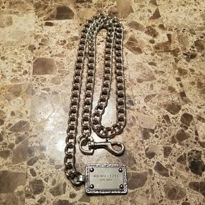 *Michael Kors* silver chain belt