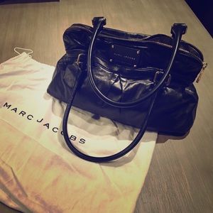 Marc Jacobs leather black tote
