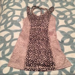 lululemon leopard tank, size 2