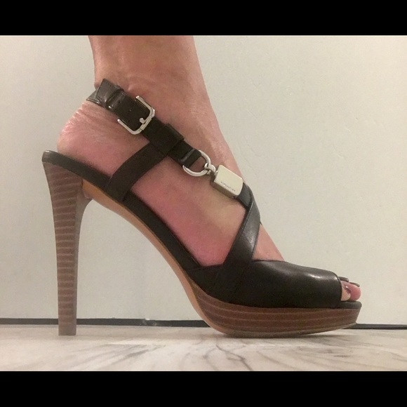 Strappy COACH heel