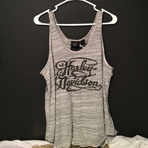 Harley-Davidson cut out back tank top