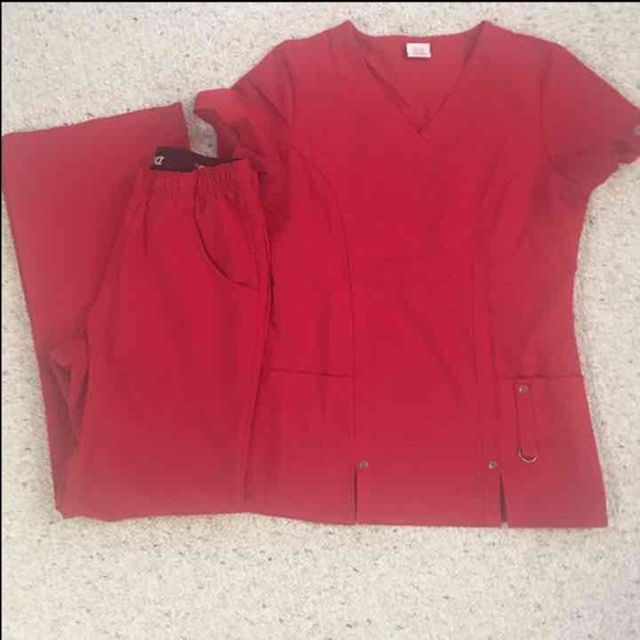 Stretch dickies scrub set