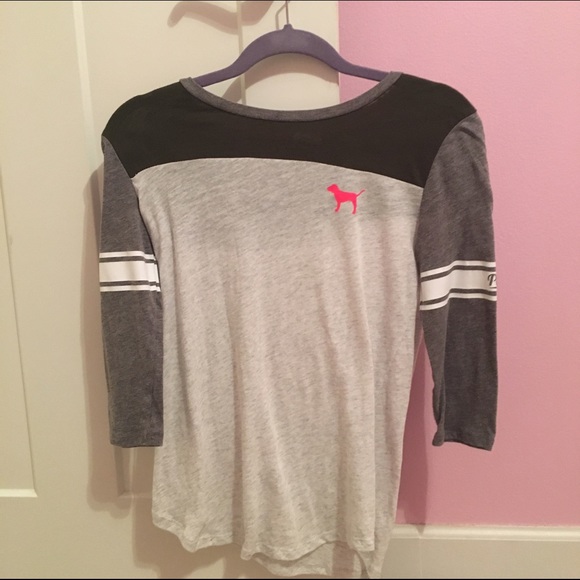 Pink 3/4 Sleeve Tee