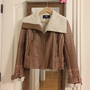 TART Collections Leather Jacket Moto Motocycle