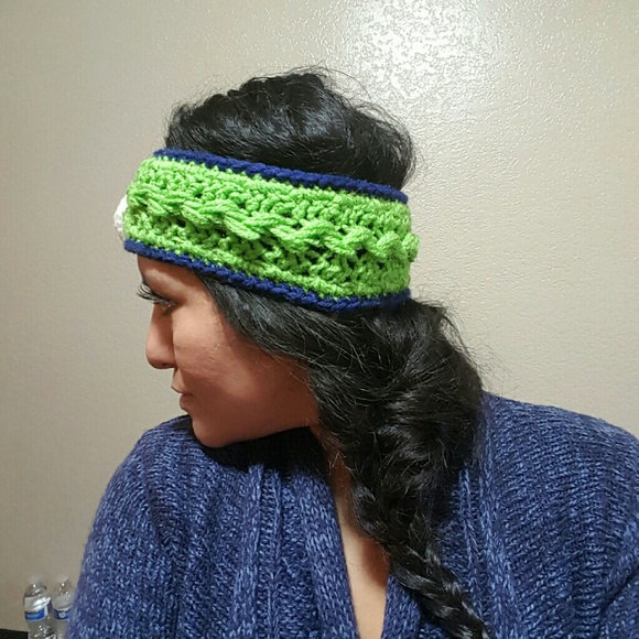 Seahawks inspired headband - Picture 4 of 4
