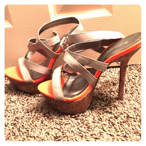 High heel shoes