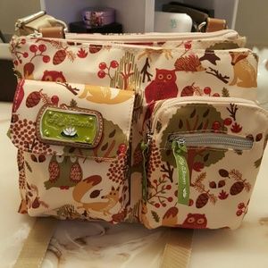 Lily Bloom Forest Owl Regina Crossbody Bag