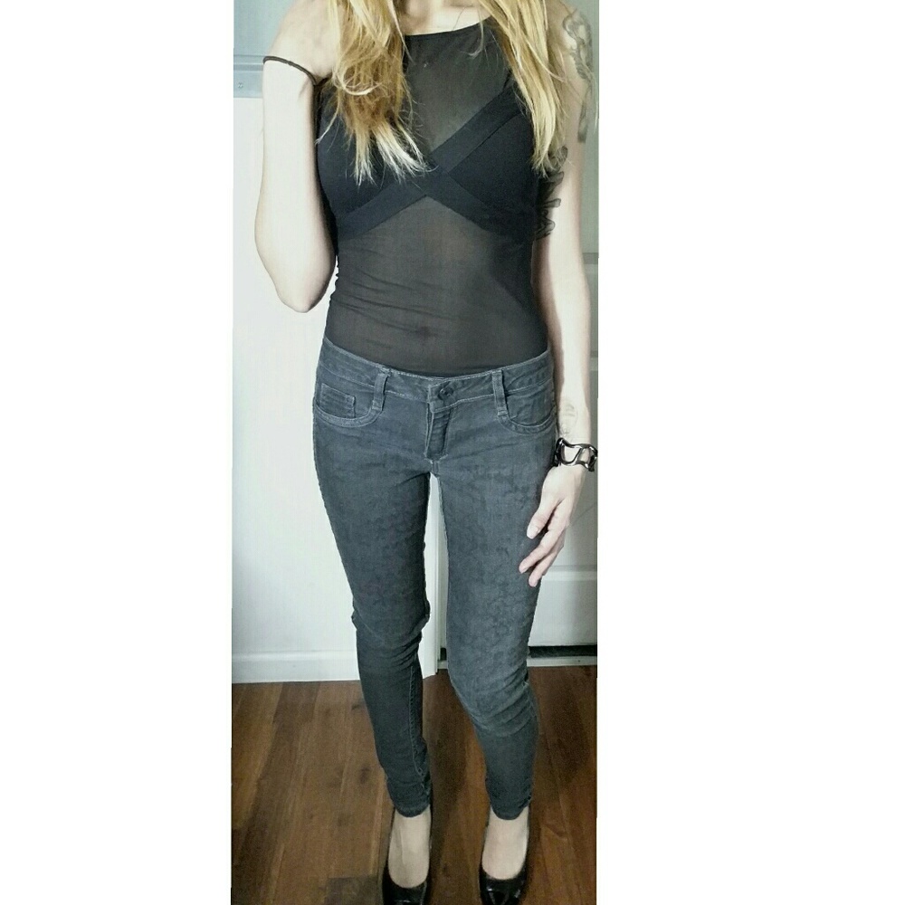 [Express] Black sheer top NWOT