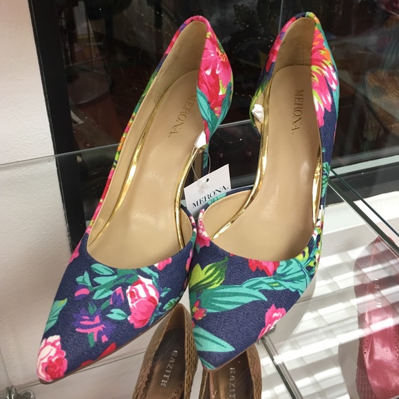 Merona Floral High Heels - Picture 2 of 4